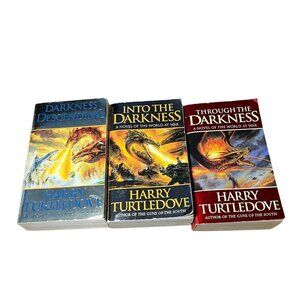 Harry Turtledove INTO THE DARKNESS Paperback Book Series Fantasy Fiction Lot 3